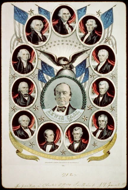 Lewis Cass, Democratic Candidate for President | Circa 1848