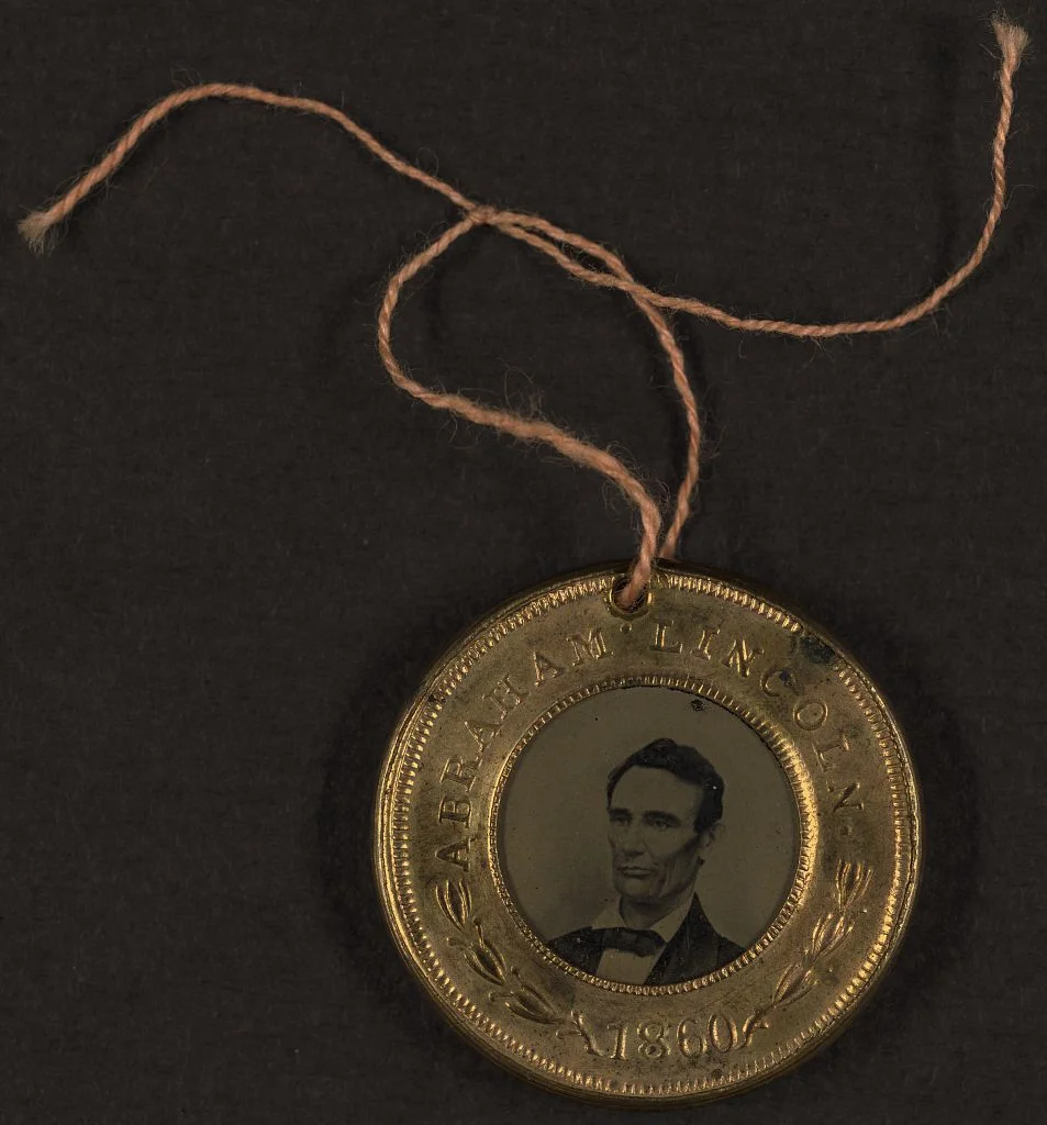 Lincoln Political Campaign Button | Circa 1860
