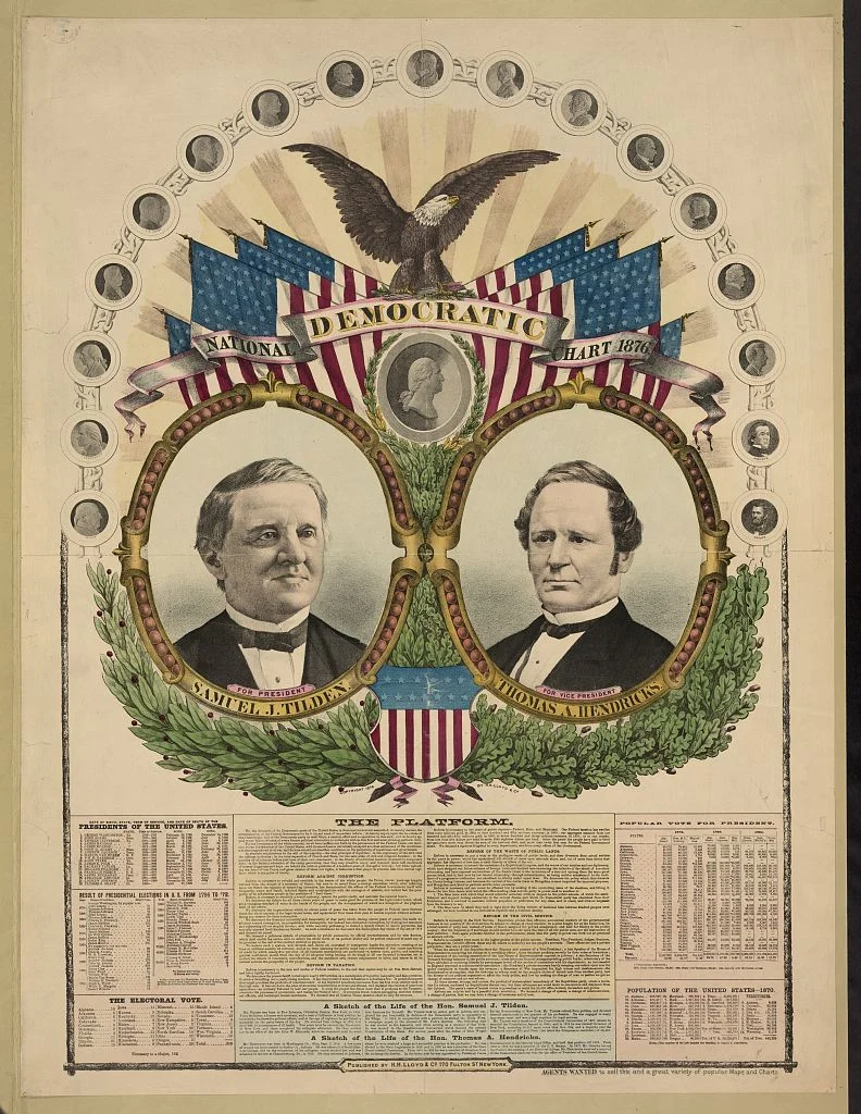 National Democratic Chart | Circa 1876