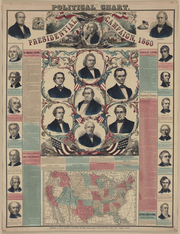 Political Chart | Circa 1860
