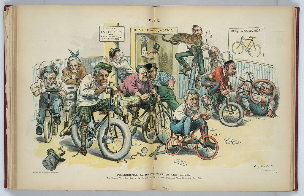 Presidential Aspirants Take to the Wheel | Circa 1895