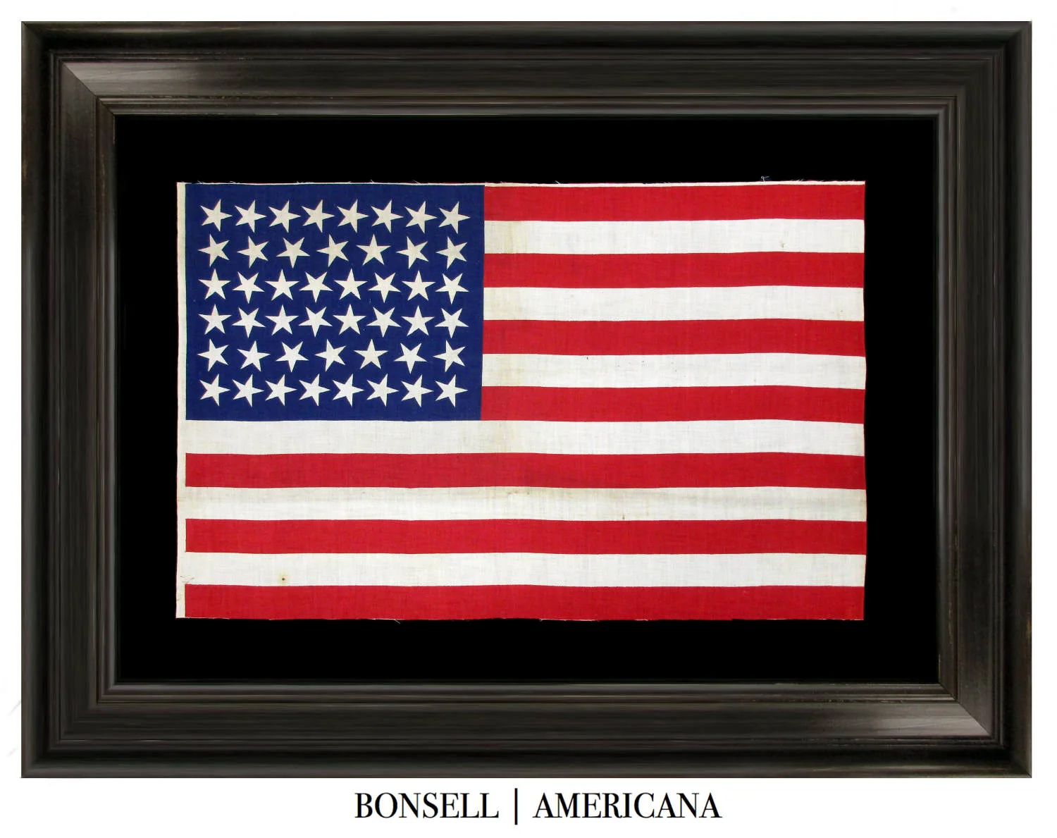 46 Star Antique Flag with Canted and Tumbling Stars 