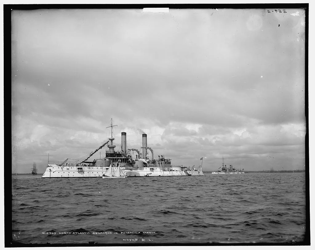 North Atlantic Squadron in Pensacola, Florida in 1903.jpg