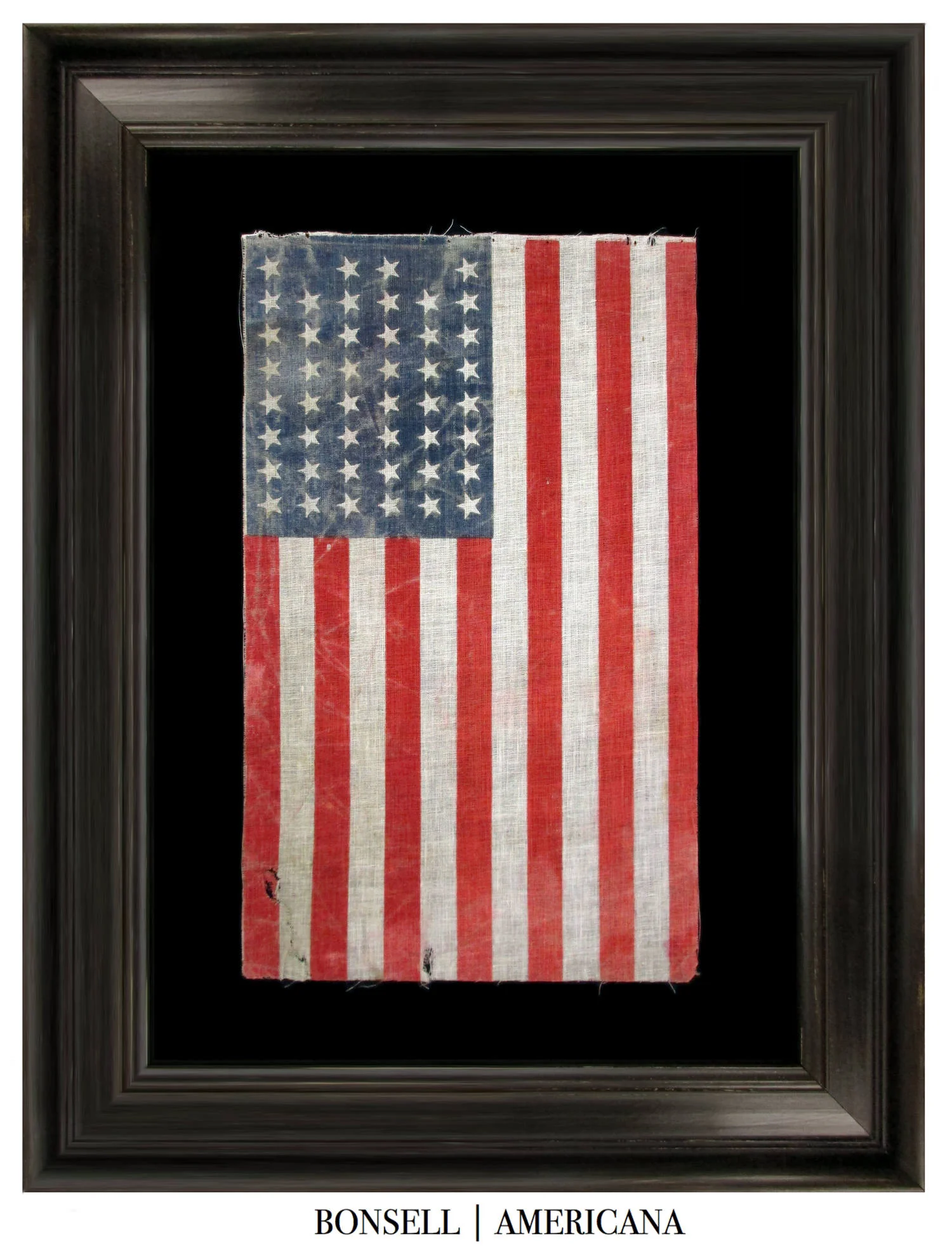 46 Star Antique US Flag with an 8-7-8-8-7-8 Notched Star Pattern