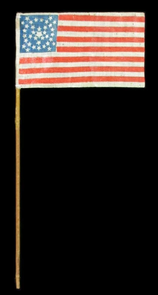 36 Star Antique Parade Flag with Medallion Star Pattern 2.jpg