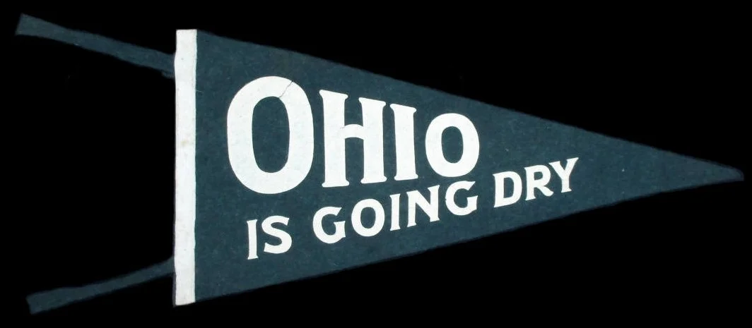 Antique Ohio is Going Dry Prohibition Pennant 2.jpg