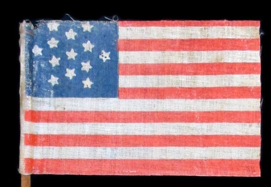 13 Star Antique American Flag with a Star of David Configuration 3.jpg