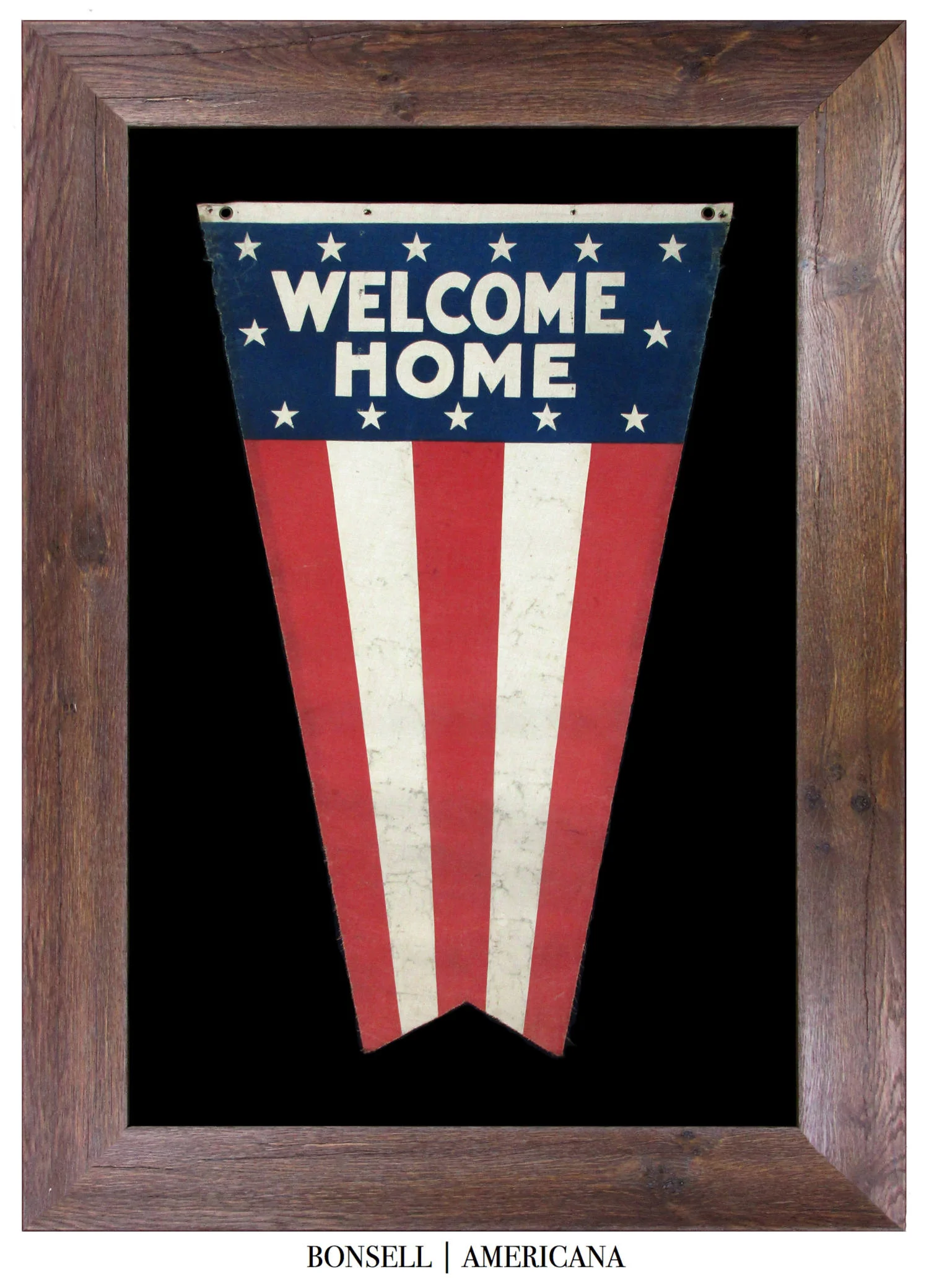 Patriotic World War II Era Welcome Home Banner 