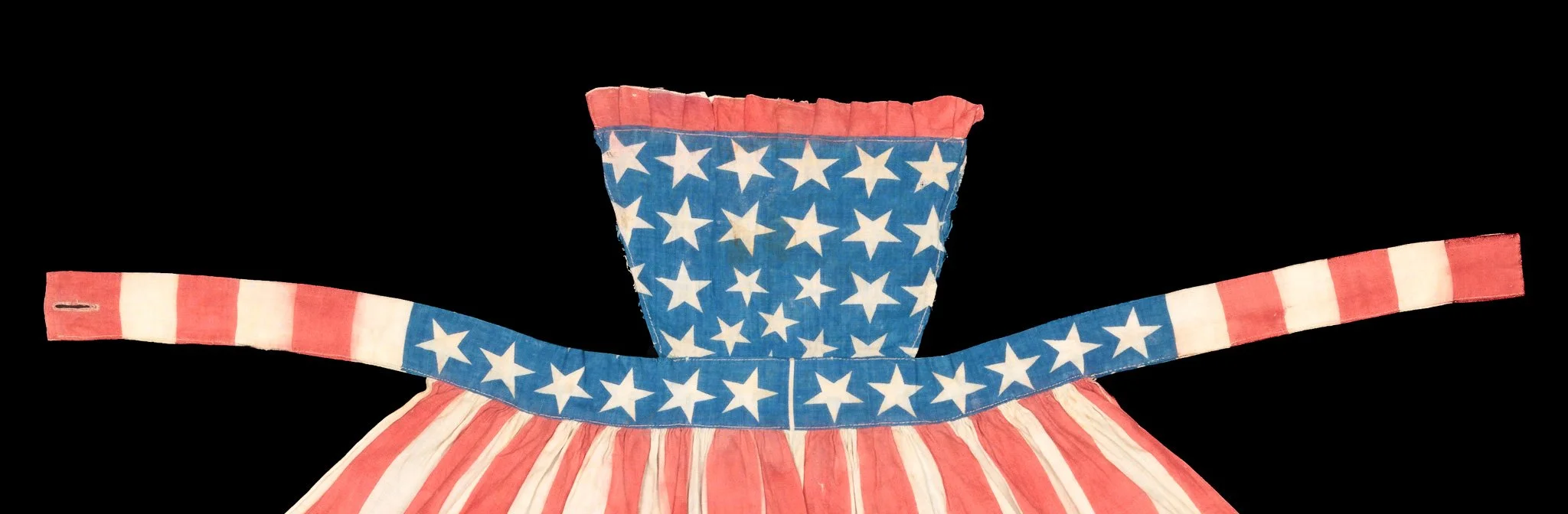 Antique Patriotic Dress Made of 38 Star Flags-4.jpg