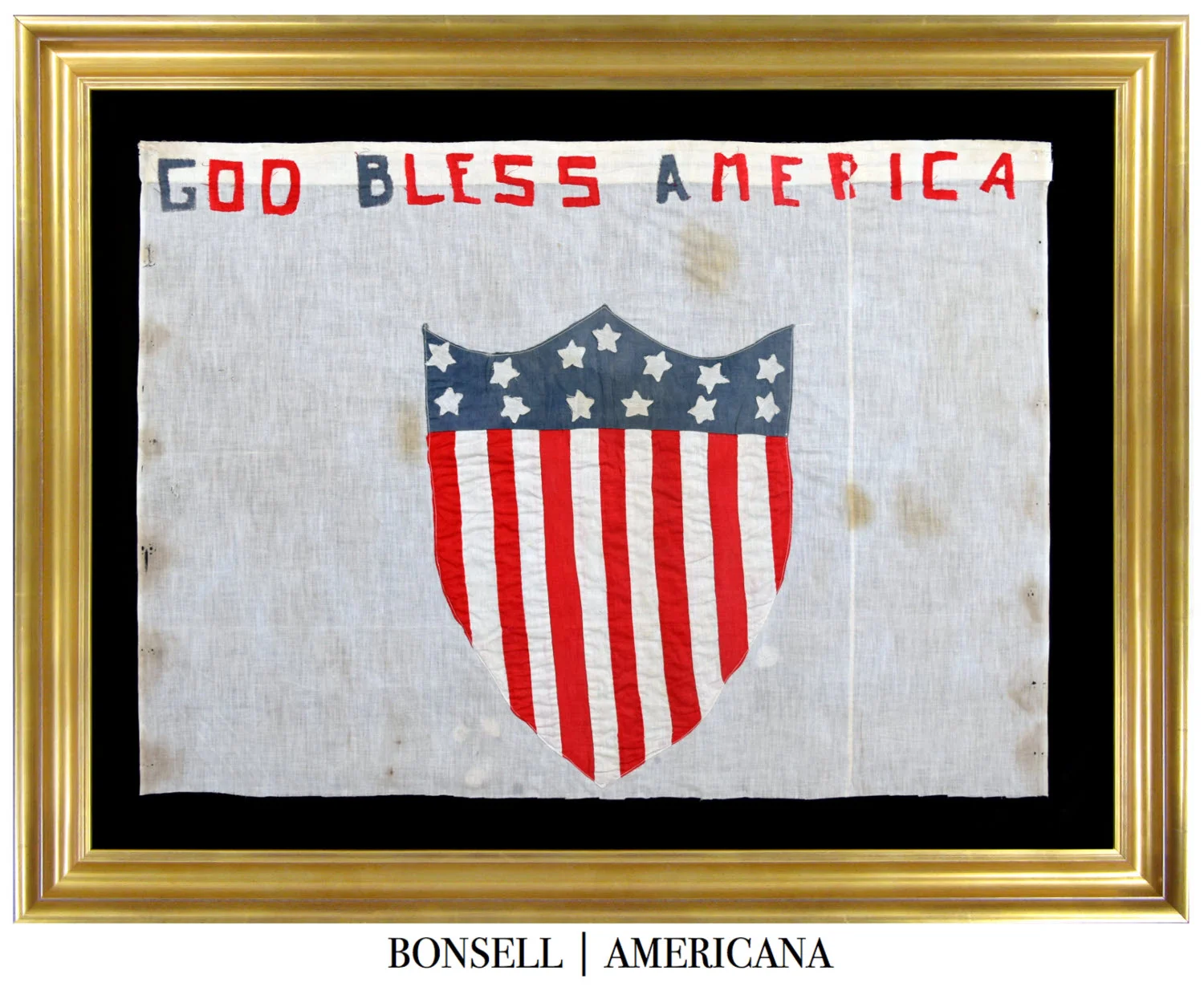 Patriotic God Bless America Banner