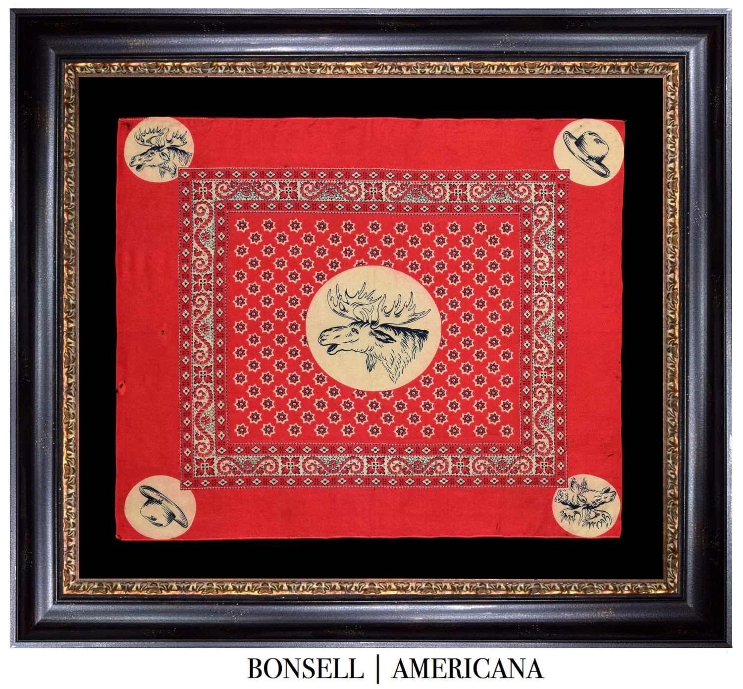 Rare Teddy Roosevelt Campaign Bandanna