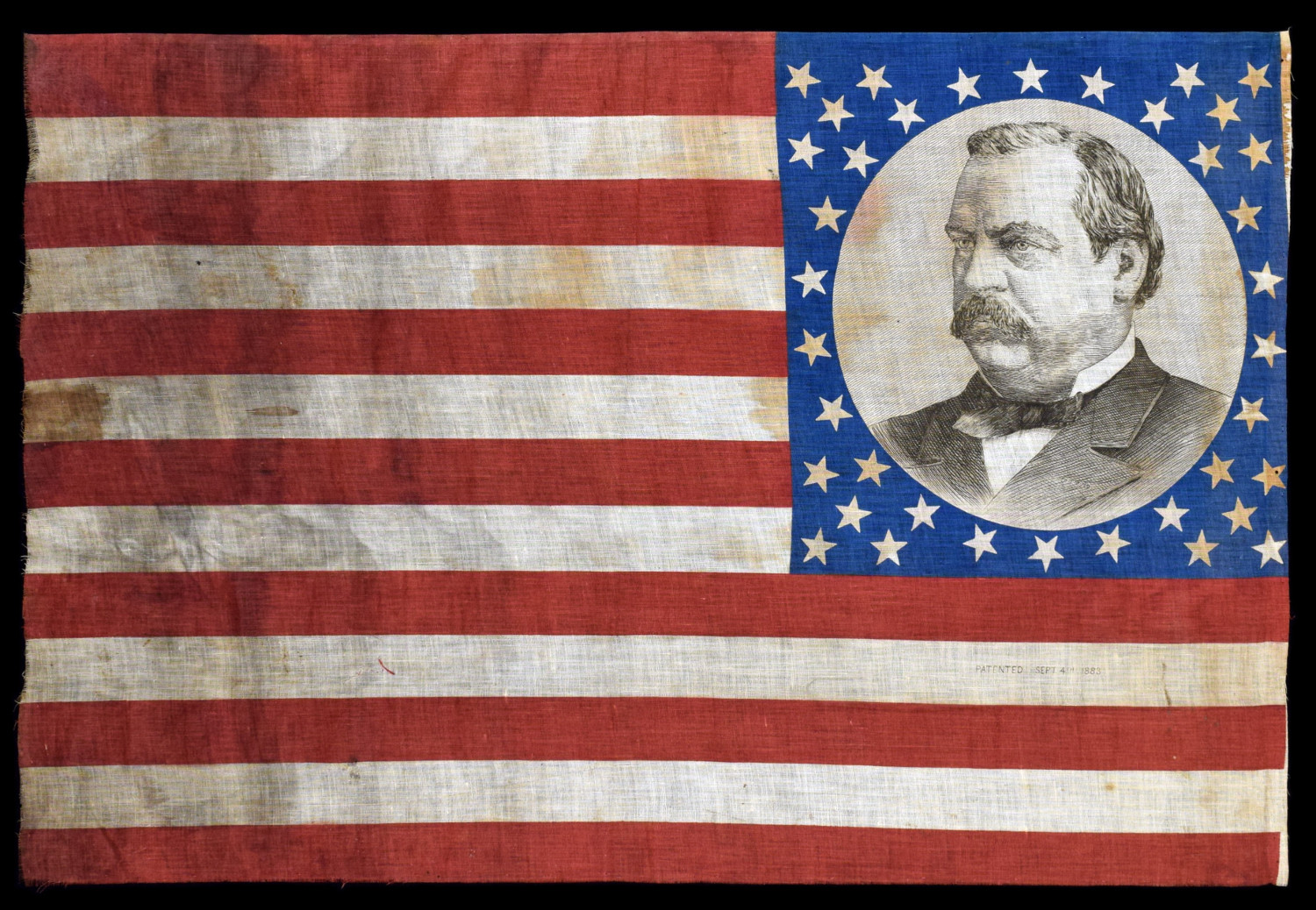 Antique Grover Cleveland Campaign Flag