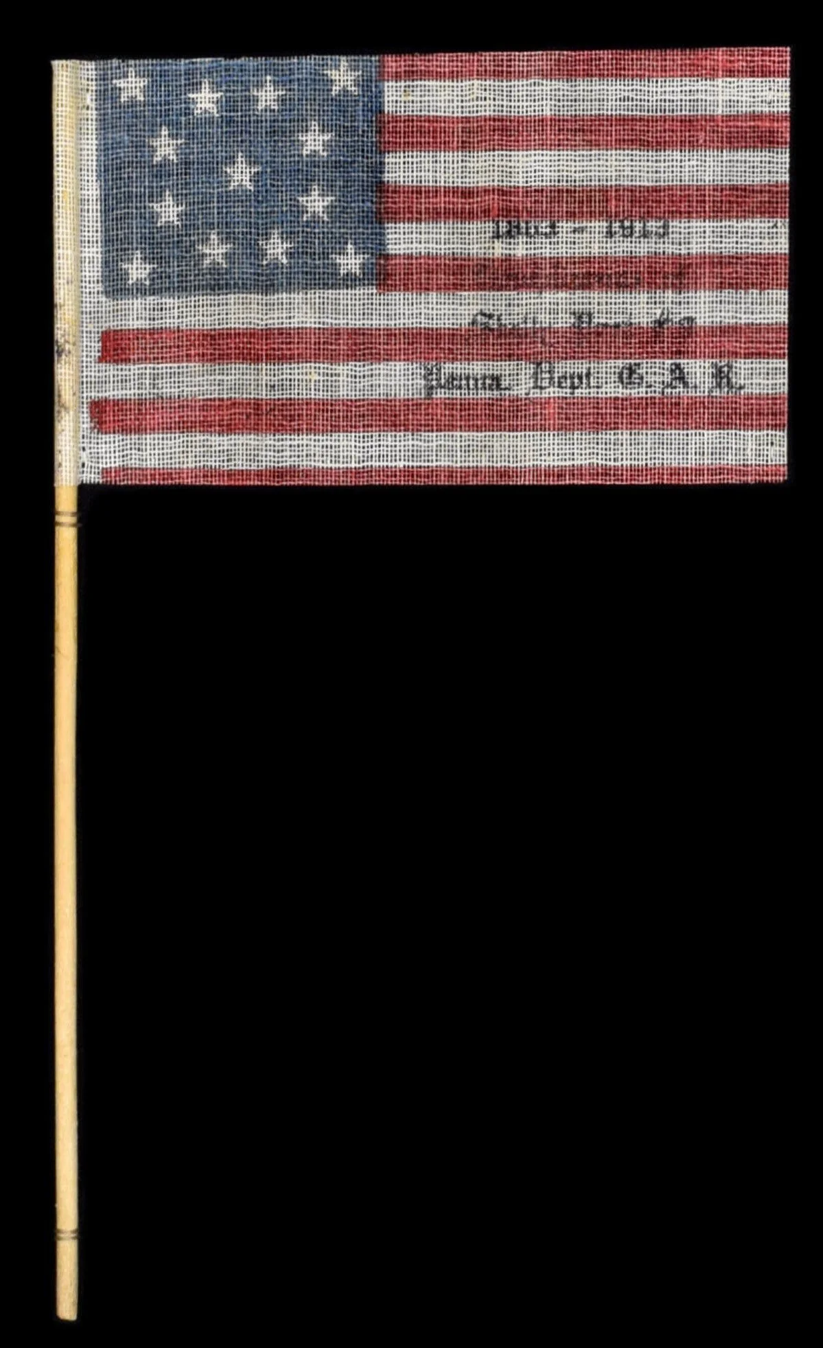 Antique Battle of Gettysburg Flag