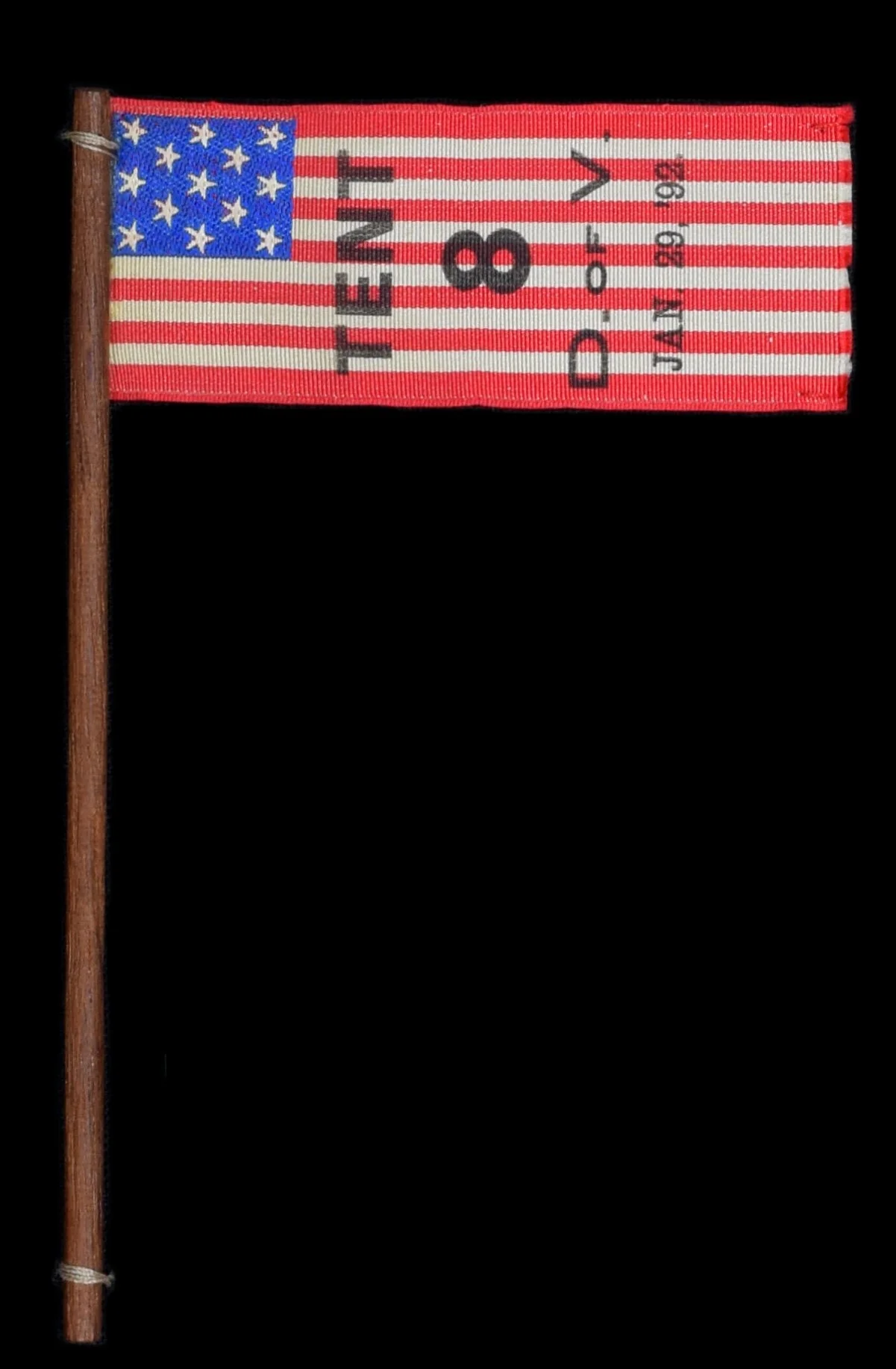 13 Star Antique Flag | Includes a Daughters of Veterans Overprint