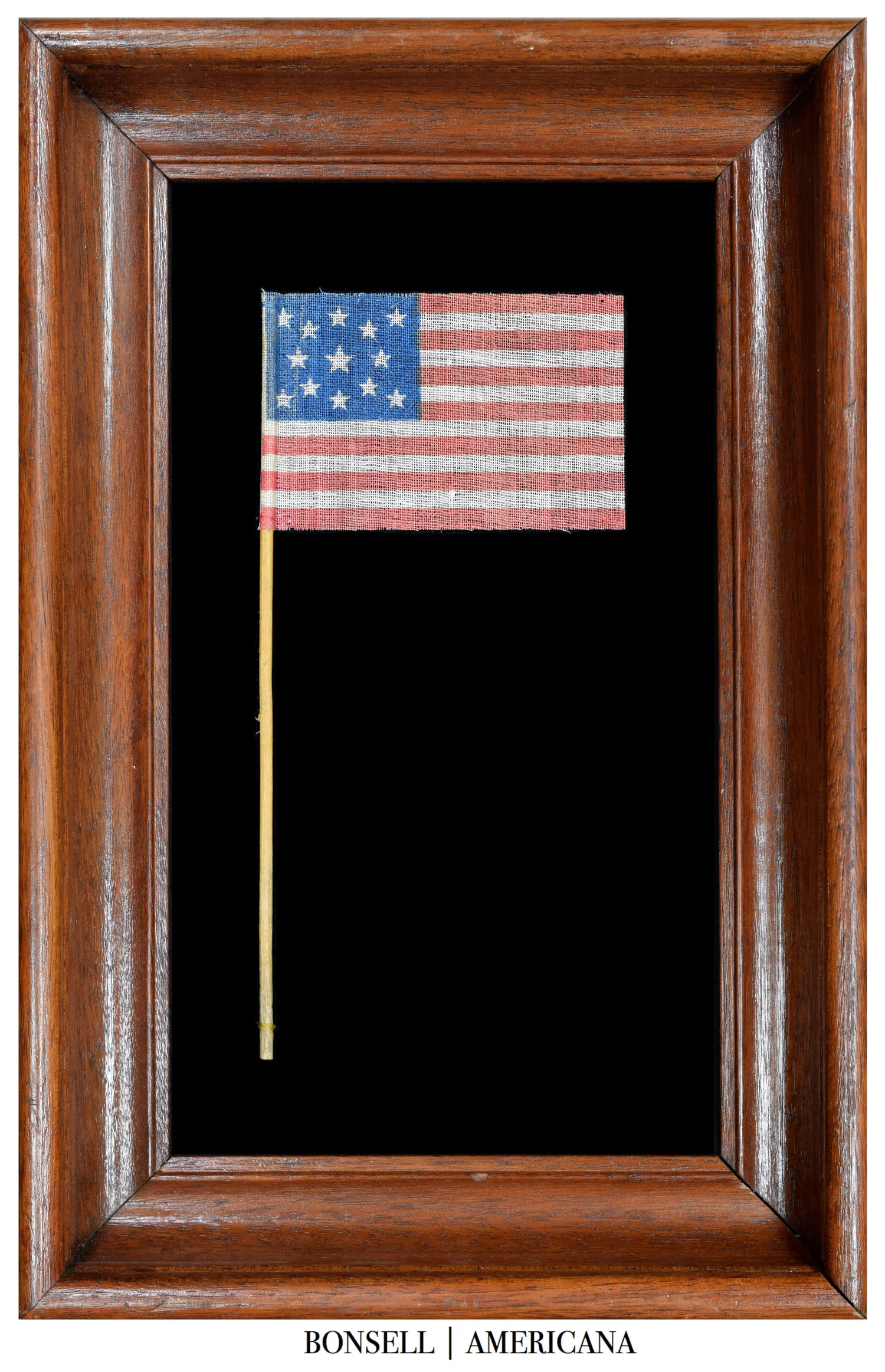 13 Star Antique Parade Flag in a Rare Larger Size