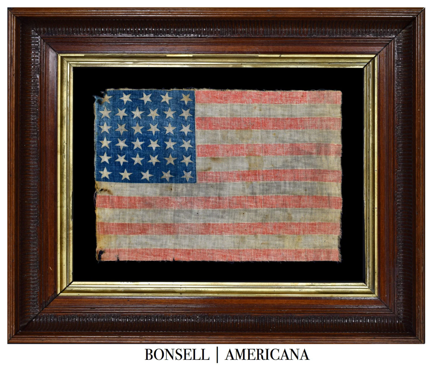 34 Star Antique American Flag