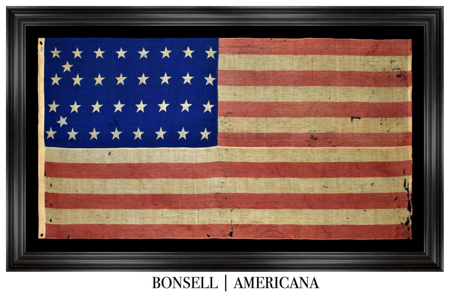 34 Star Antique Civil War Era Flag
