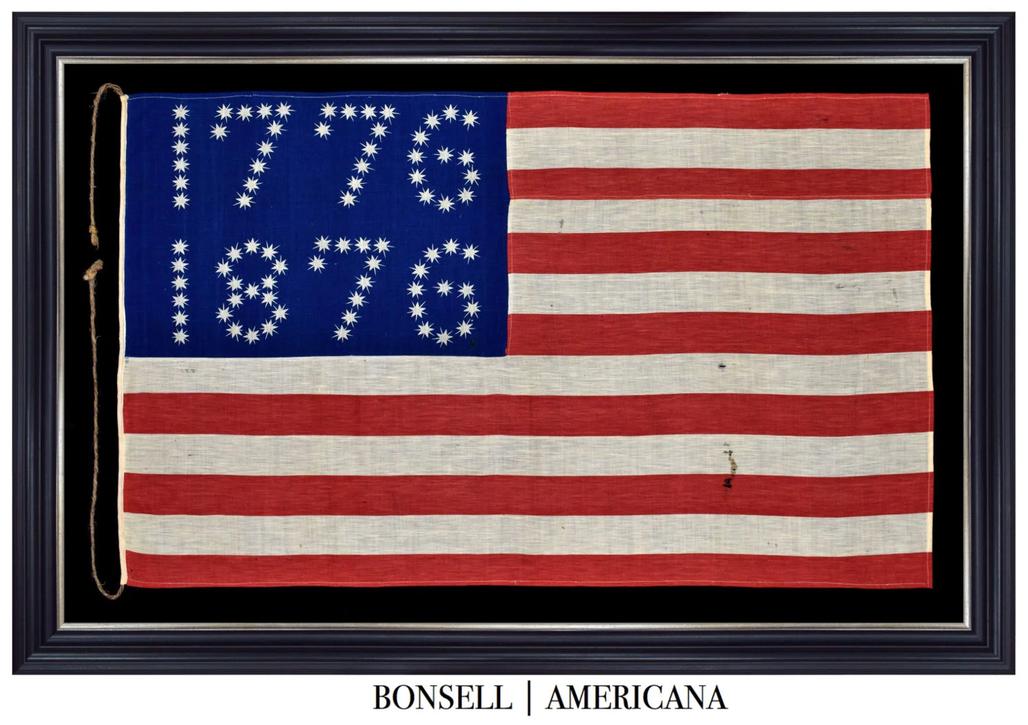 1776-1876 Antique Flag