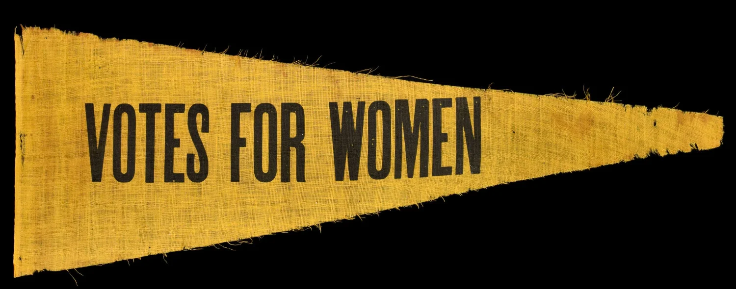 Antique Votes for Women Pennant