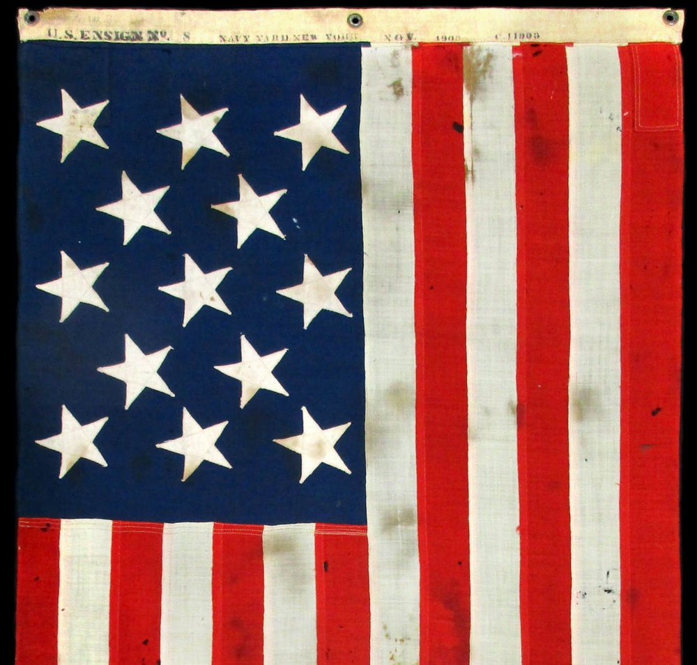 US NAVY  FLAG IMPRINTED BY EVERGREEN