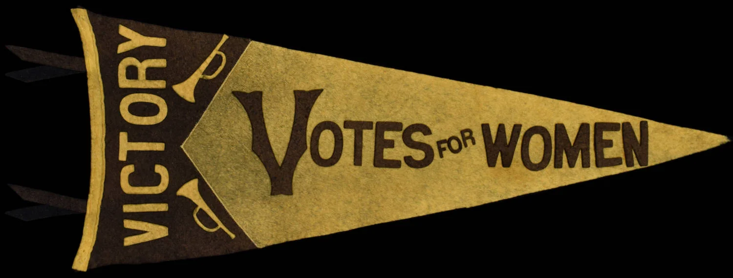Antique Suffragette Pennant