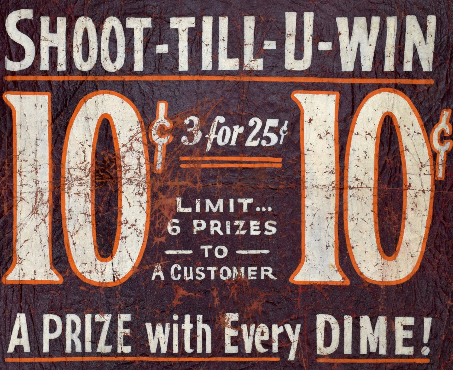 3. Antique SHOOT-TILL-U-WIN Carnival Banner.jpg