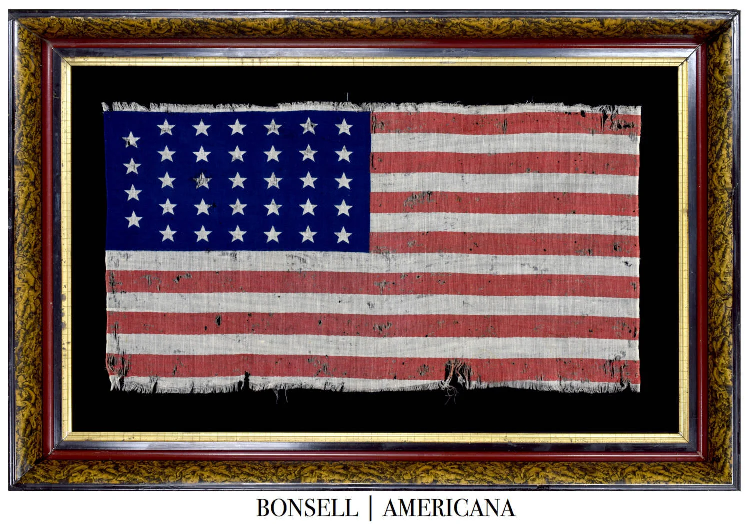 34 Star Antique American Flag