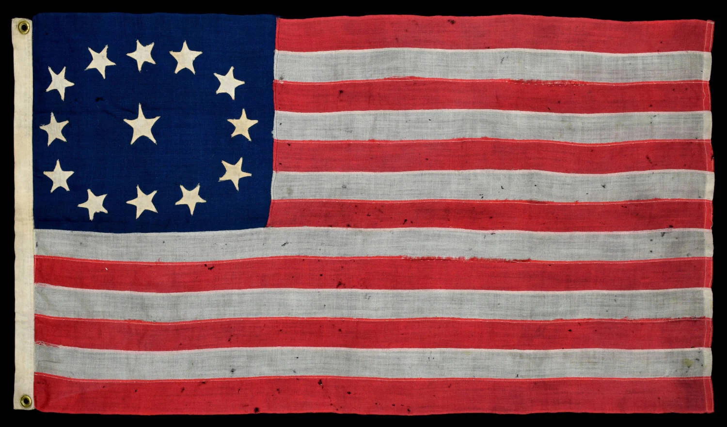 13 Star Antique Flag with a Cowpens Configuration
