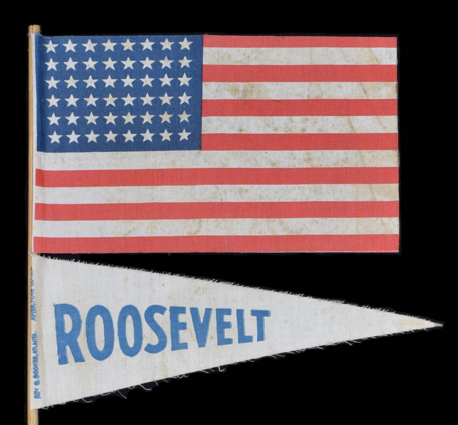 48-star-antique-flag-and-roosevelt-pennant-waved-at-fdr-s-atlanta