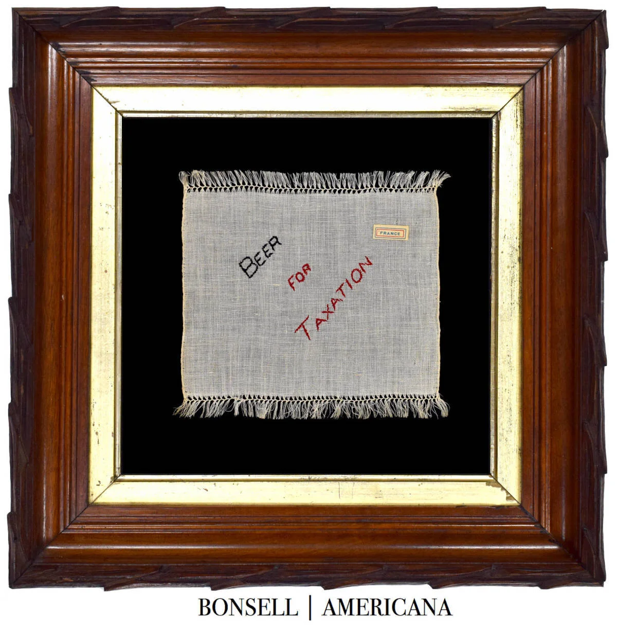 Antique "BEER FOR TAXATION" Kerchief