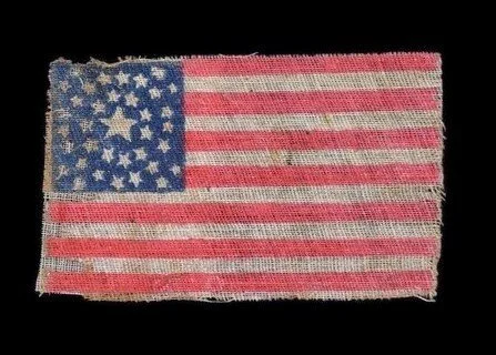 36 Star Parade Flag with a Medallion Configuration | Nevada Statehood | Circa 1864-1867