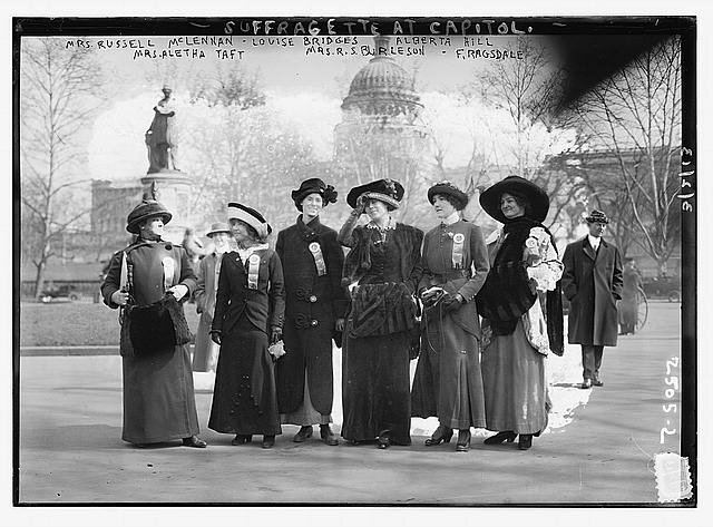 Woman Suffrage Procession | The First Suffragist Parade in Washington D.C. | Circa 1913