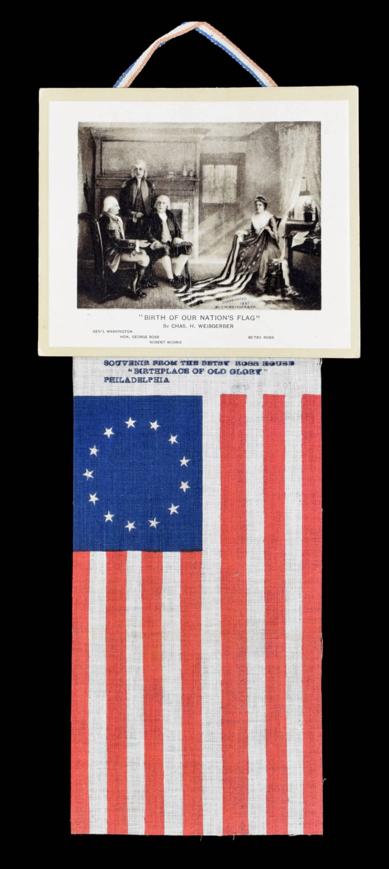 13 Star Antique Flag | A Souvenir from the Betsy Ross House 