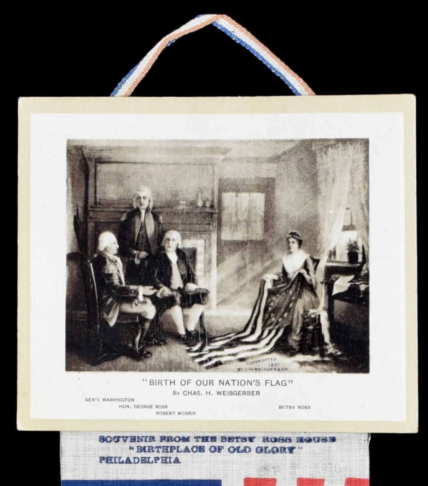13 Star Antique Flag | A Souvenir from the Betsy Ross House 