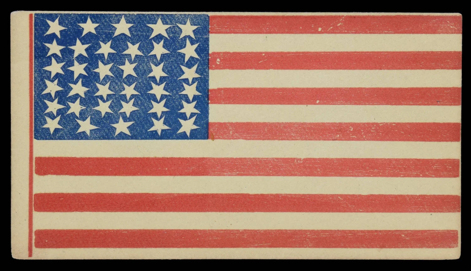34 Star Antique Flag Cover | Kansas Statehood 