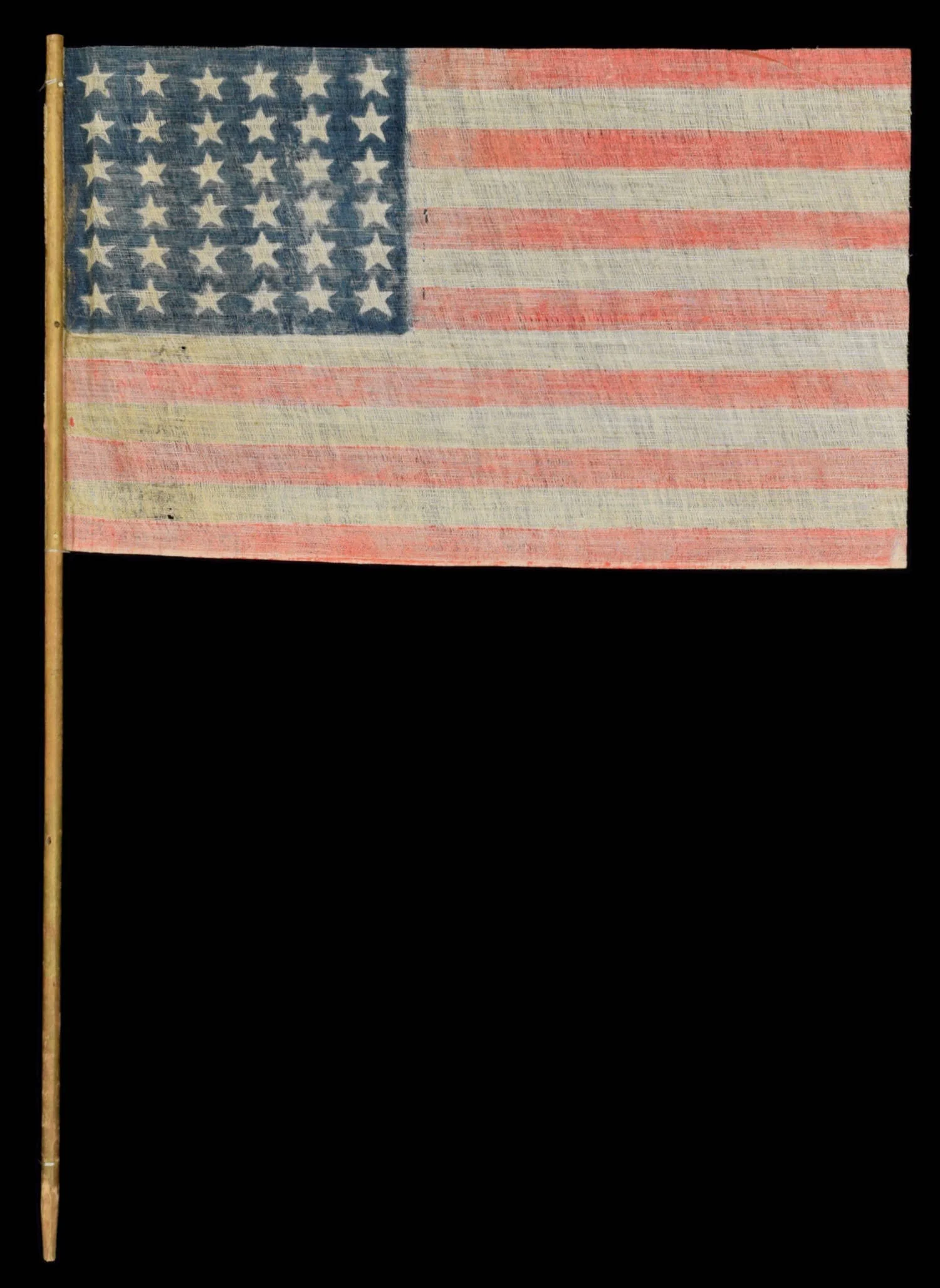 36 Star Civil War Era Antique Parade Flag