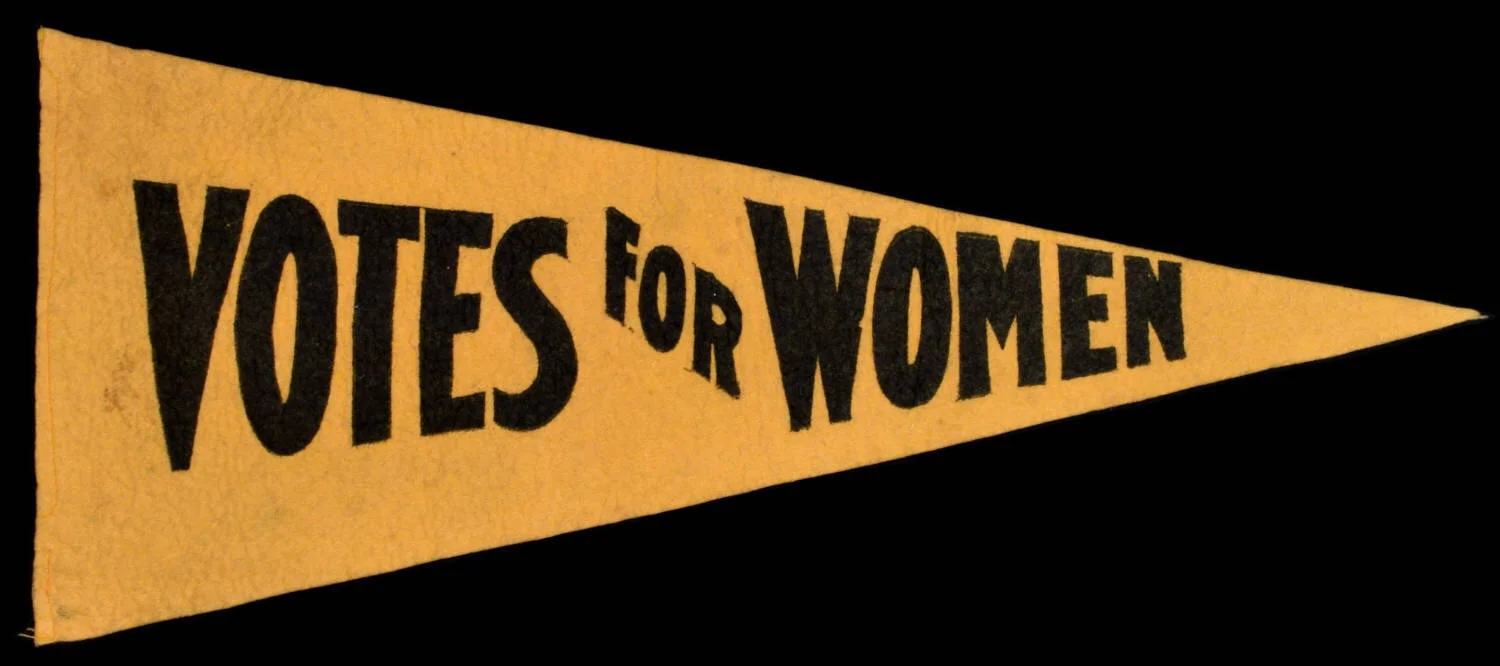 Antique Votes for Women Pennant
