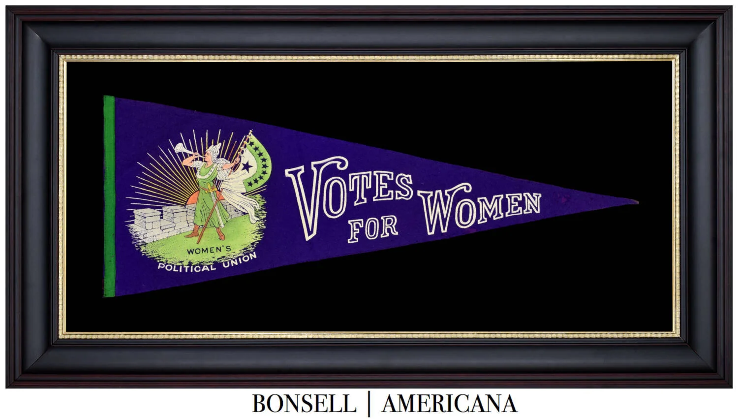 Antique Votes for Women Pennant
