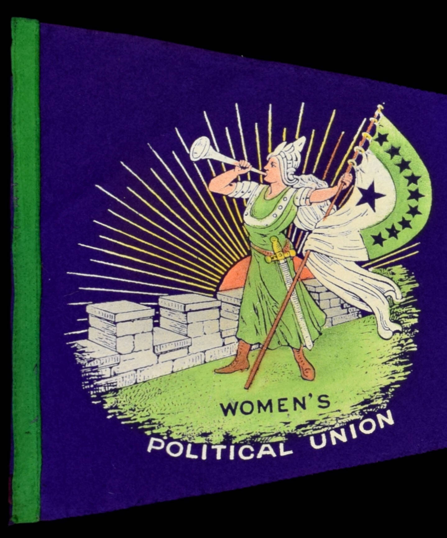 Antique Votes for Women Pennant