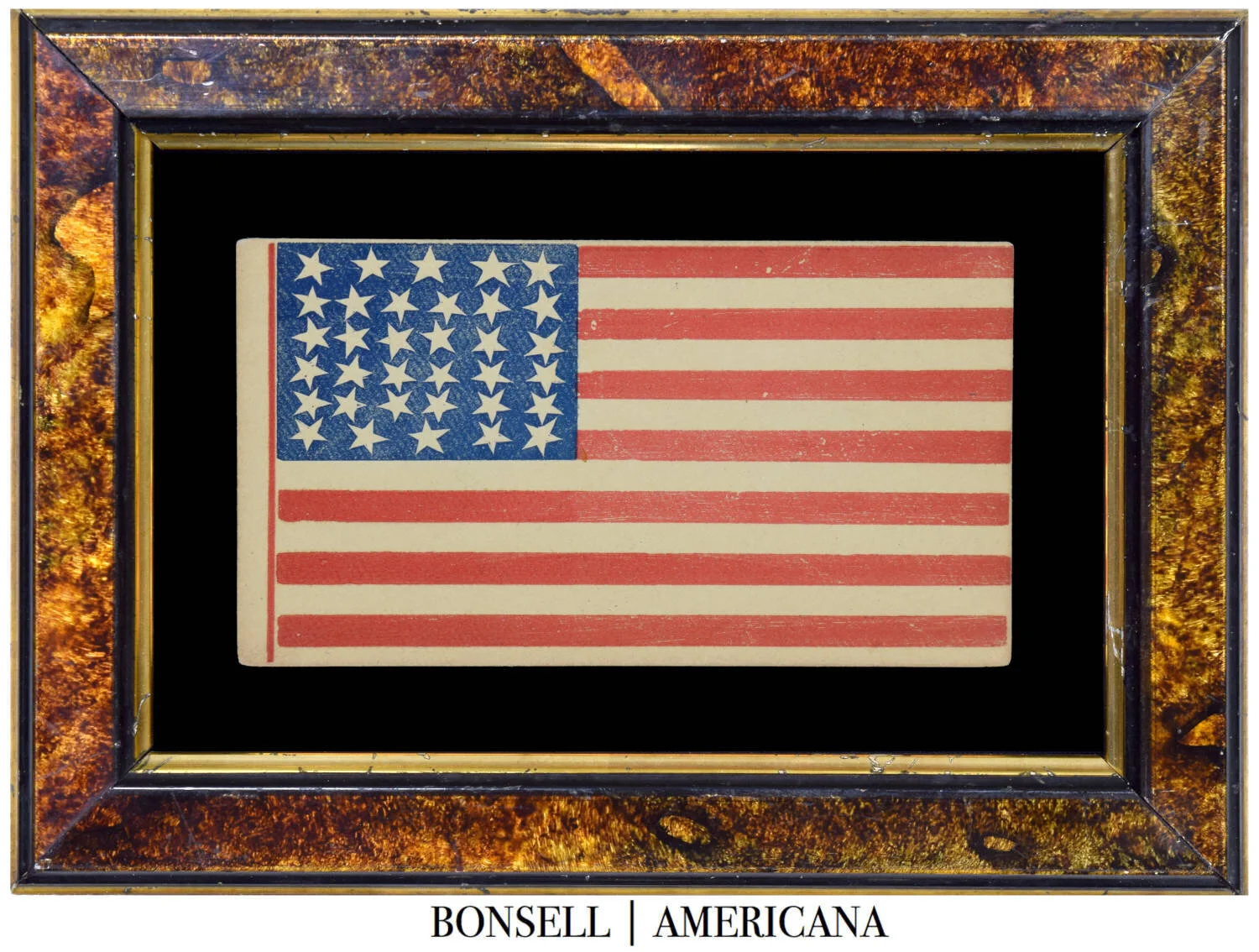 34 Star Antique Flag Cover | Kansas Statehood | Circa 1861-1863