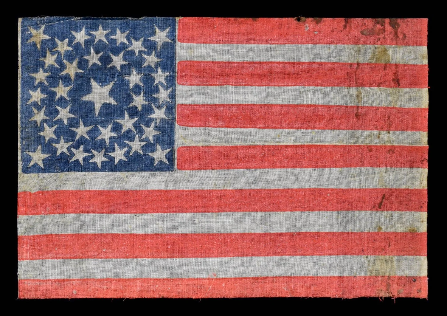 35 Star Antique US Flag | West Virginia Statehood