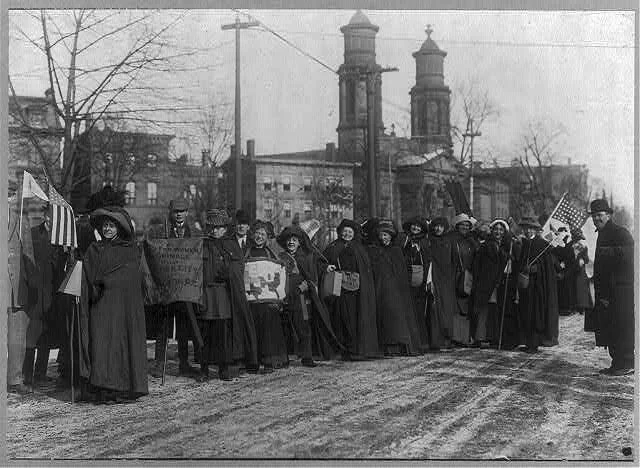 8. 1913 Suffragette March.jpg