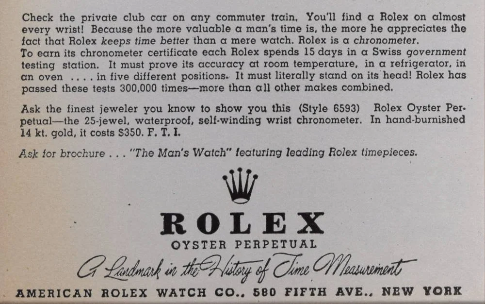 4. Antique Rolex Oyster Perpetual Print Ad 1950-1960.jpg