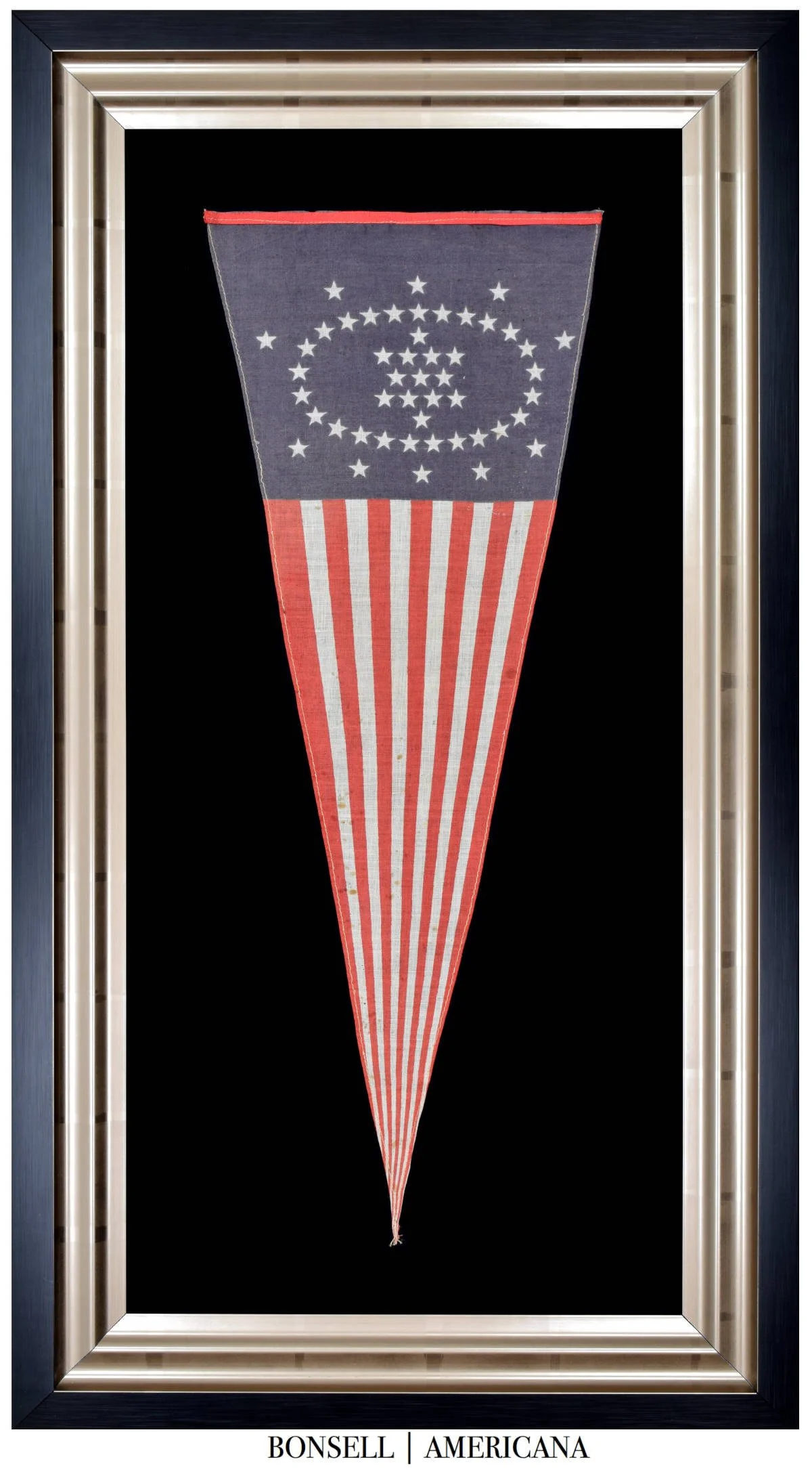 Antique Wayne Whipple Pennant with 48 Stars