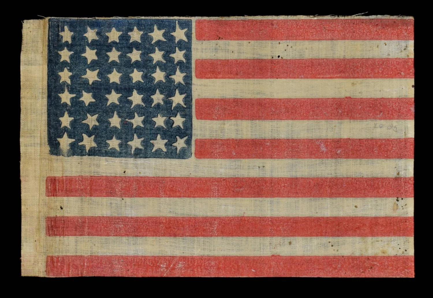 36 Star Antique American Parade Flag