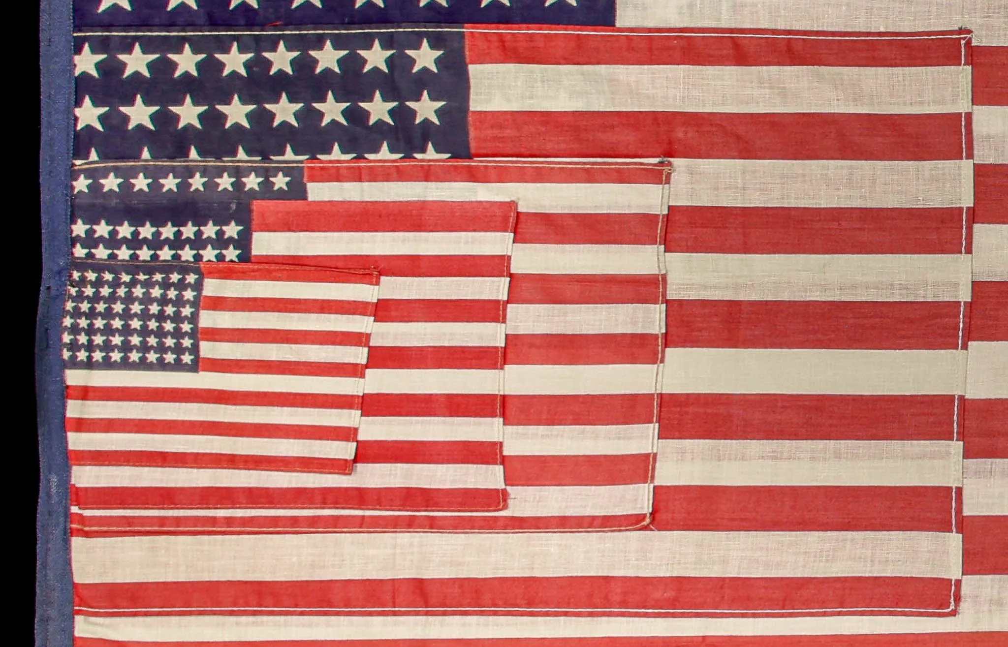 Spectacular Antique Flag Salesman Sample with 48 Stars-4.jpg