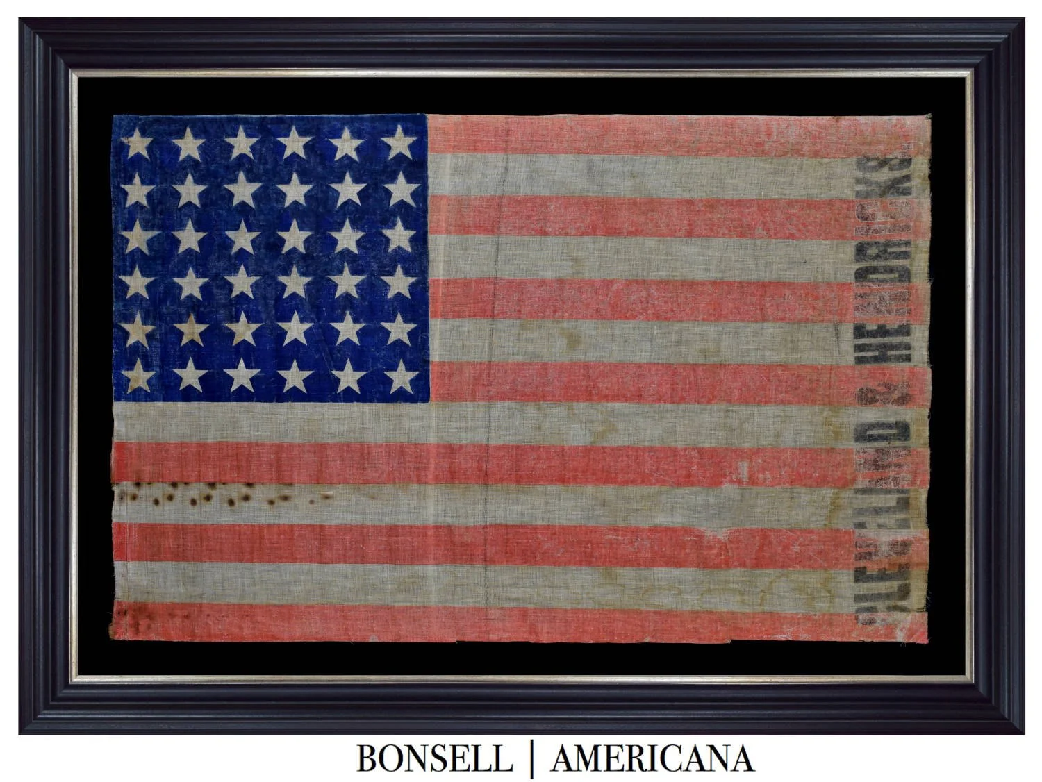 Cleveland and Hendricks Campaign Flag