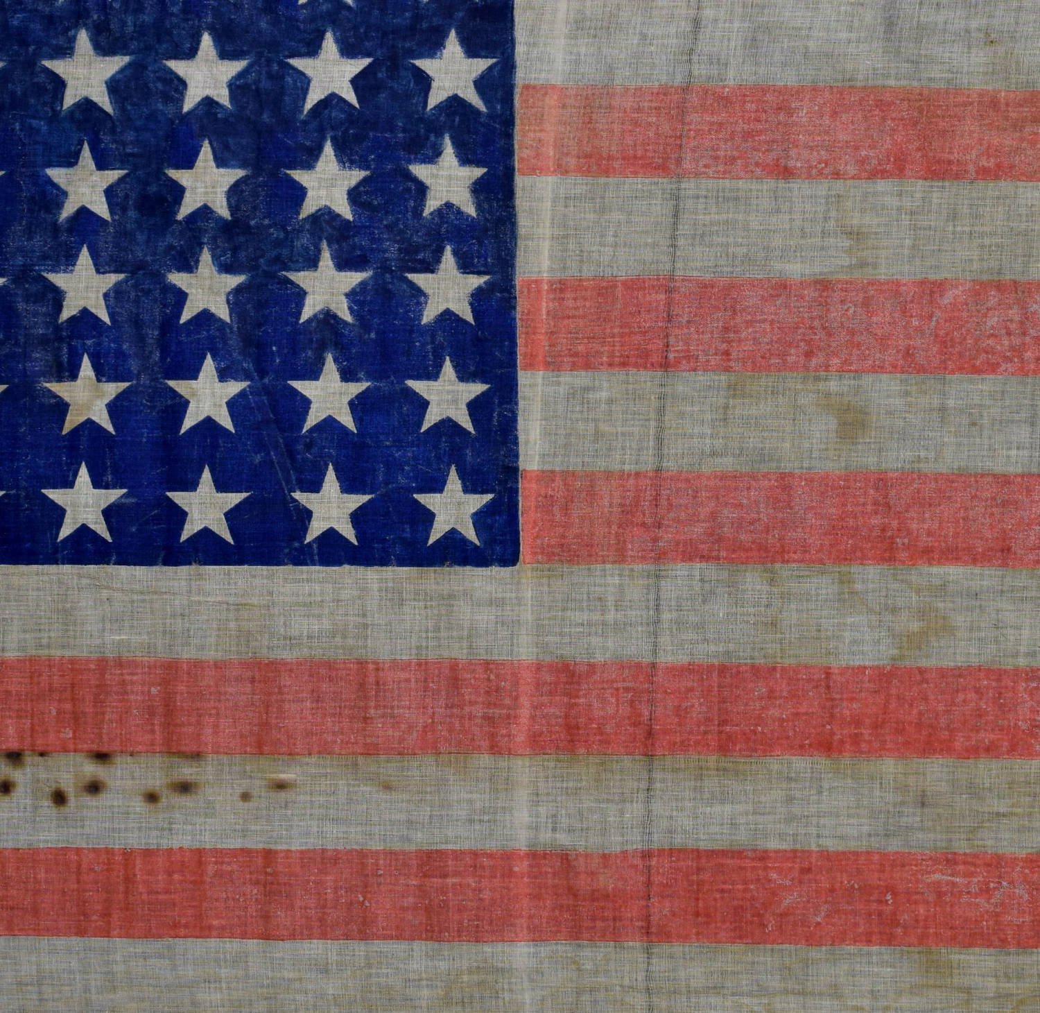4. 36 Star Cleveland & Hendricks Antique Campaign Flag.jpg