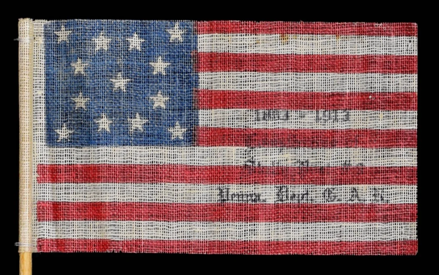 3. 13 Star Parade Flag with a Gettysburg Overprint.jpg