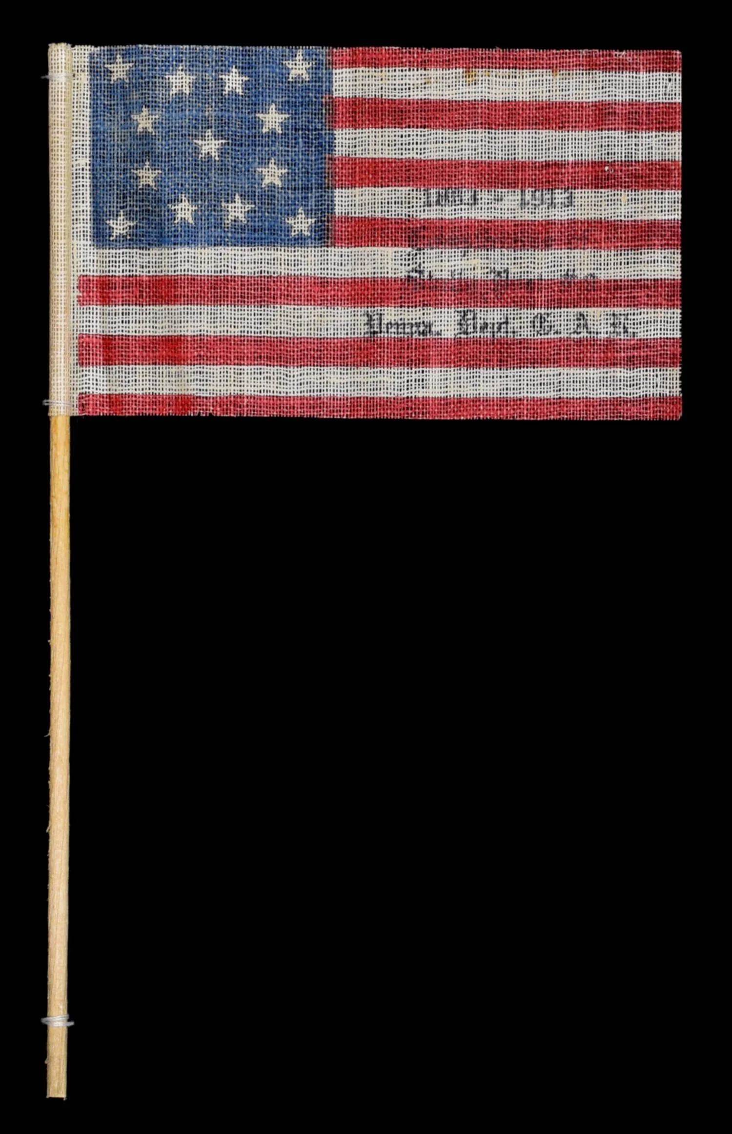 Rare 13 Star Antique American Flag | Made to Commemorate the 50th Anniversary of the Battle of Gettysburg